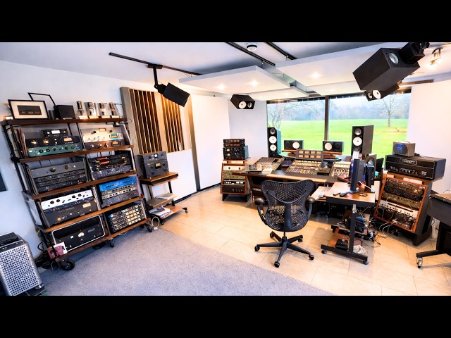 Im Studio eines der weltbesten Tontechniker