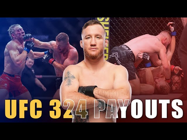 UFC 324: Payouts & Salaries Revealed!! | Gaethje vs Pimblett
