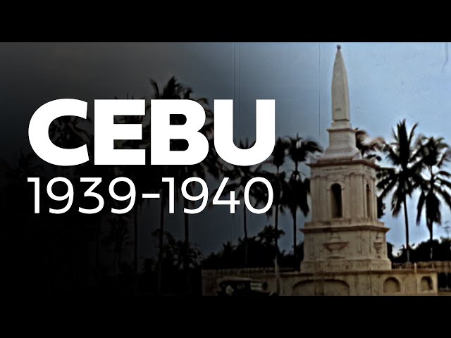 Cebu, Philippines: Journeying Back in Time 1939-1940