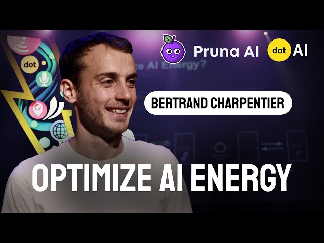 Optimize AI Energy - Bertrand Charpentier - Pruna AI