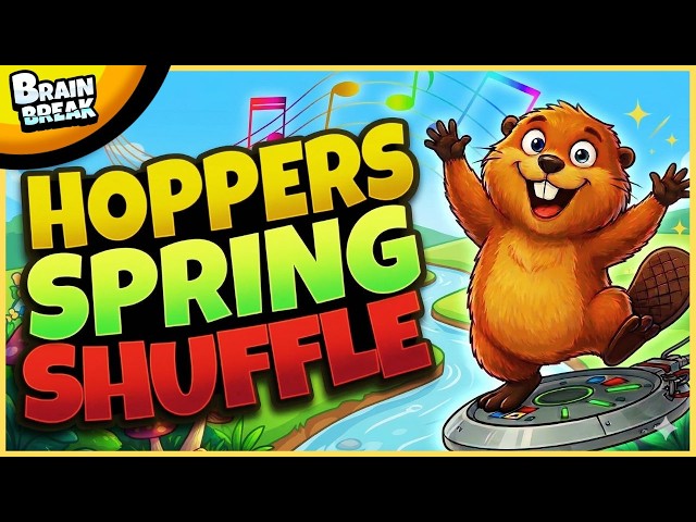 Hoppers Spring Shuffle | Brain Break | Spring Brain Breaks for Kids