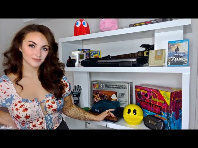 🎮 RARE & RETRO - Huge Video Game Collection Tour ASMR 🎮