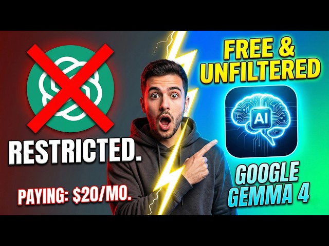 I Built a Keylogger Using 100% Free Local Uncensored AI (Gemma 4)😱