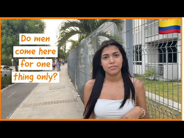 Asking local Colombianas why gringos run to Colombia 🇨🇴