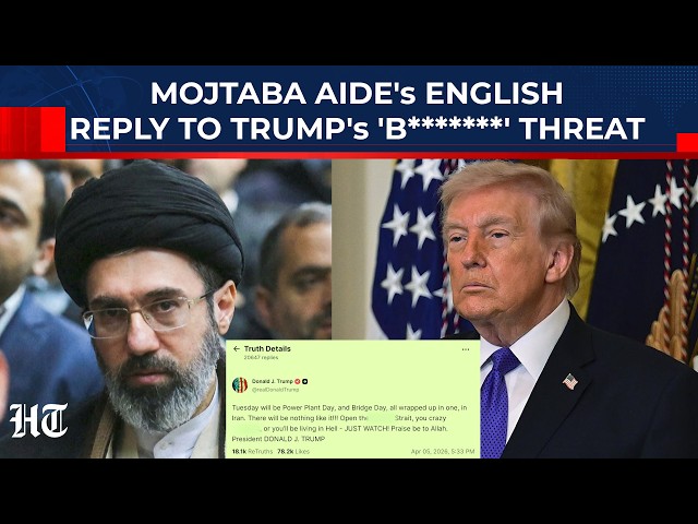 On TV, Mojtaba Aide Sends English Reply After Trump's 'B*******' Rant, Hormuz Strait Deadline| Iran