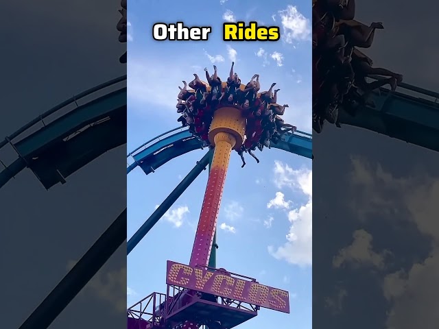 Other Rides VS This dangerous ride || #park #rides