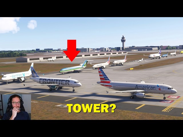 RUSH HOUR in Microsoft Flight Simulator *2024* (30+ Departures) ATC Goes Dark