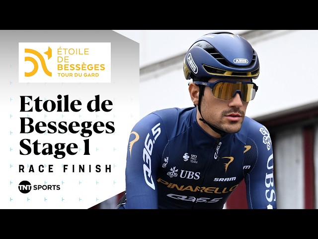 WHAT A RACE 🔥 | Men's Étoile de Bessèges Stage 1 Final KM's | TNT Sports Cycling