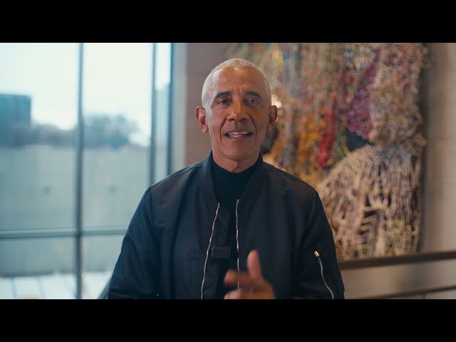 BARACK OBAMA and MICHELLE OBAMA announce that the Obama Presidential Center Opens June 19