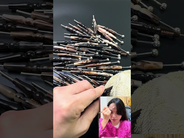 Dụng cụ đẳng cấp chăm sóc sức khoẻ   Dò sừng hai đầu bọc bạc cạo gió giải cảm Bách Chi