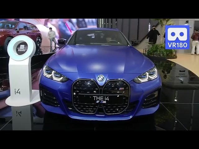 3D 180VR 4K BMW i4 eDrive 40 Electric Car 😍😍 VR Dream Car