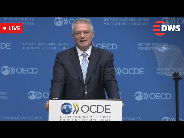 LIVE: OECD Chief Mathias Cormann Reveals Latest Global Economic Outlook | AC1Z