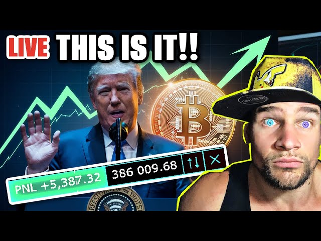 800,000 LIVE TRADE | BITCOIN PUMP LIVE!