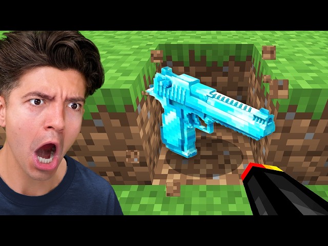 Minecraft, But Drops Are Guns!