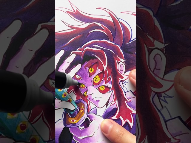 Coloring with SELF-BLENDING Markers!! 👀🎨 #markers