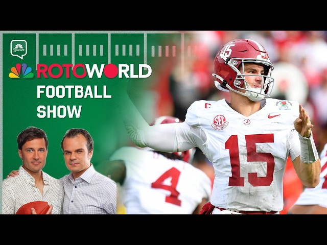 Simpson’s draft stock, JSN’s extension + McConkey bounce-back? | Rotoworld Football Show (FULL)