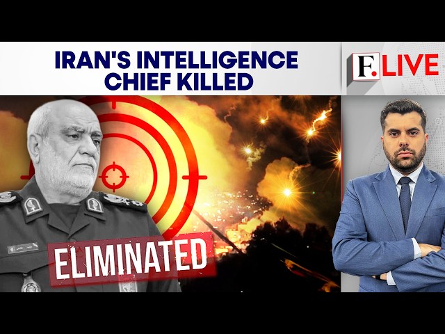 Iran Says IRGC's Intelligence Chief Eliminated In US-Israeli Strikes | Firstpost Live