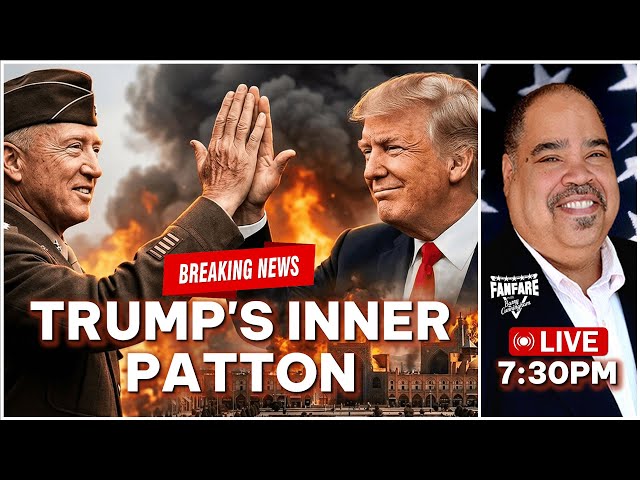 LIVE TONIGHT: President Trump Channels His Inner George Patton...Or Maybe Dirty Harry