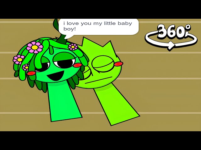 Sprunki meets The Sprunki Fandom Ships! | Animation Meme | LOVE mod in 360° VR