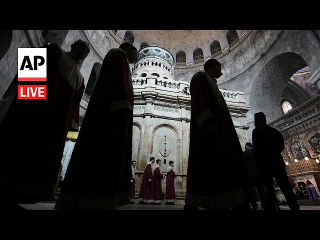 LIVE: Christians mark Good Friday at Jerusalem holy site