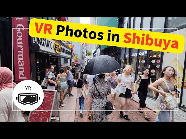[VR180 3D] SlideShow of Spatial Photographies in Shibuya