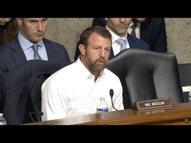Sen. Mullin Questions Hung Cao, Under Secretary of the Navy at Department of Defense nominee