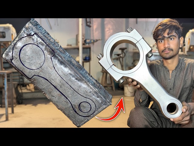 How Machinists Create a High-Tolerance Connecting Rod from Billet Steel | Toolroom Mastery