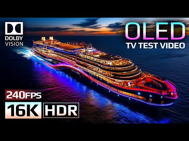Masterpiece OLED 16K Video | 16K HDR Dolby Vision 240FPS (8K/4K Video TV)