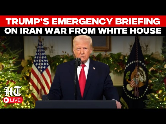 Breaking Live | Donald Trump Holds Emergency Briefing on Iran War From White House | US Iran War