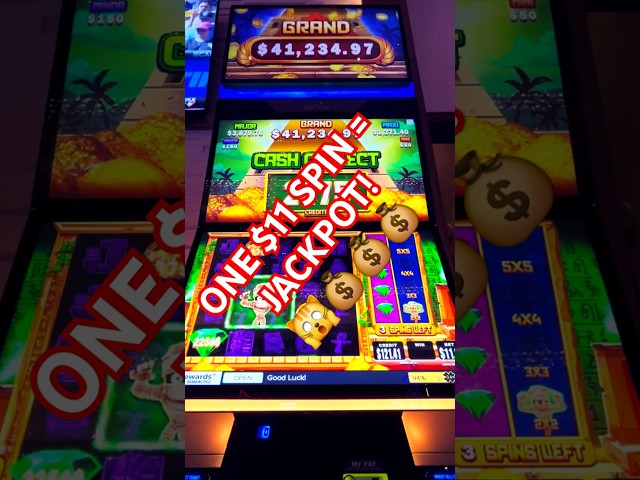🙀💰ONE $11 HIGH LIMIT SPIN HIT THIS INCREDIBLE MO' MUMMY JACKPOT🐈💵#casino #slots #lasvegas #gambling
