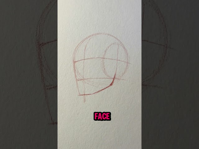 How to draw head from loomis method || Jmarron