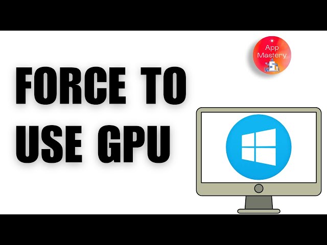 How To Force Windows to Use Dedicated GPU | Easy Tutorial 2025