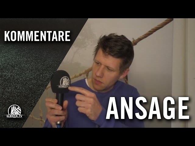 Ansage von Patrick Ittrich (DFB- Schiedsrichter) | ELBKICK.TV