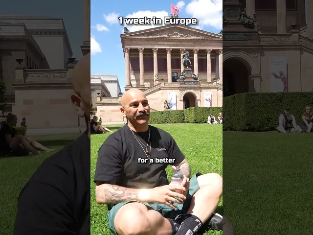 1 day vs 10 years in Europe 🇪🇺🔥🇺🇸