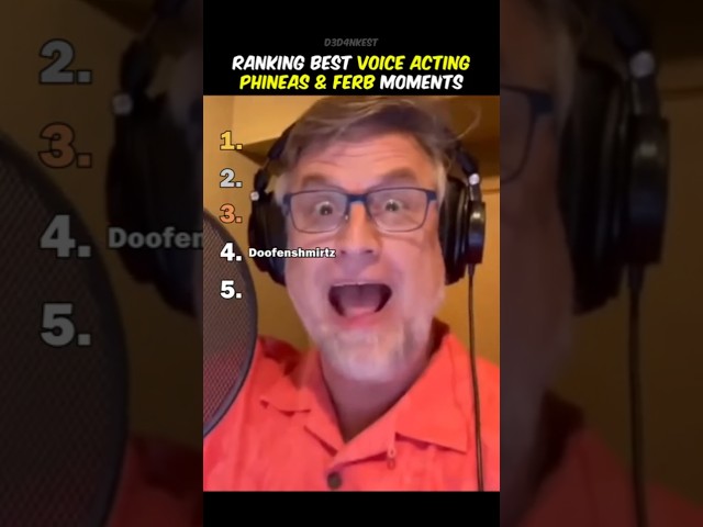 Ranking Best Voice Acting Phineas and Ferb Moments