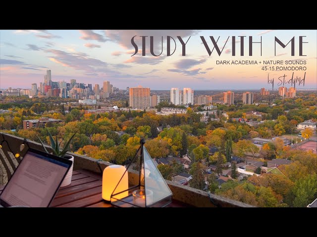 2-HOUR STUDY WITH ME 🍂 / Dark Classical /  Pomodoro 45-15