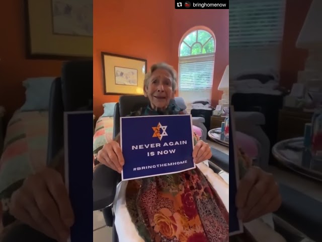 “Never Again”#bringthemhomenow #neveragainisnow #Niewiedierisjetzt #HolocaustSurvivors #IsraelAtWar