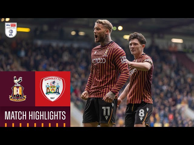 MATCH HIGHLIGHTS: Bradford City v Barnsley
