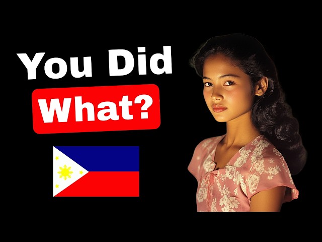 Never Do This on a First Date With a Filipina