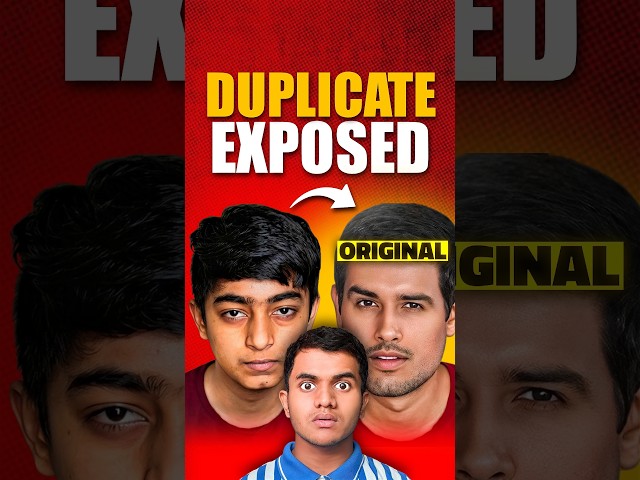 DS Education EXPOSED Dhruv Rathee 😳 | Duplicate vs Original | #shorts