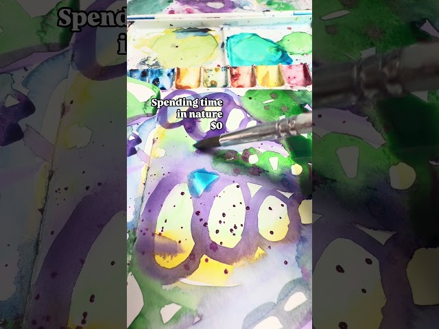 Being Healthy is SO Expensive  #artjournal #painting