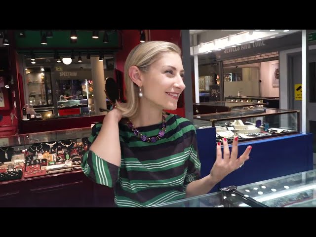 Jenny Walton Tries on 1930s Cartier at Moira Fine Jewellry | Out of the Vault