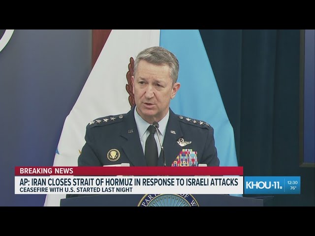 Iran closes Strait of Hormuz in response to Israeli attacks, AP reports
