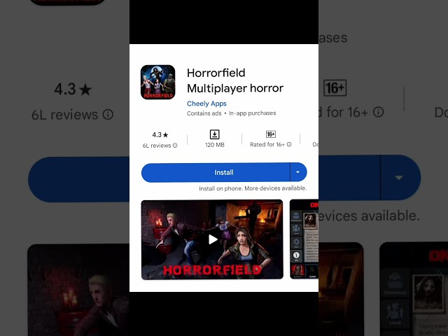 Top 3 Multiplayer Horror Games For Android || top horror game #games #viral