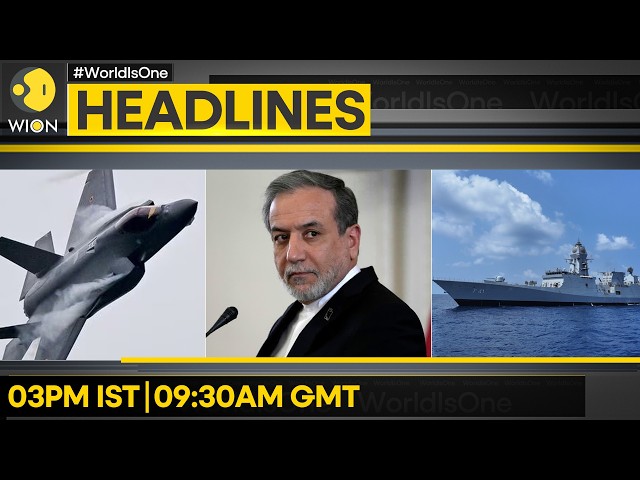 US-Iran War | Iran: Shot Down Second US F-35 Jet | Iran Warns UNSC On Hormuz Vote | WION HEADLINES