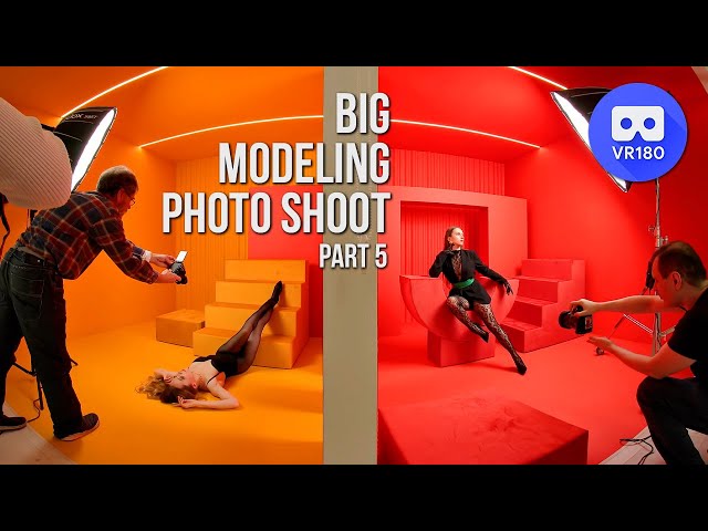 Big Modeling Photoshoot at Geometry Place. Part 5 in VR180 3D