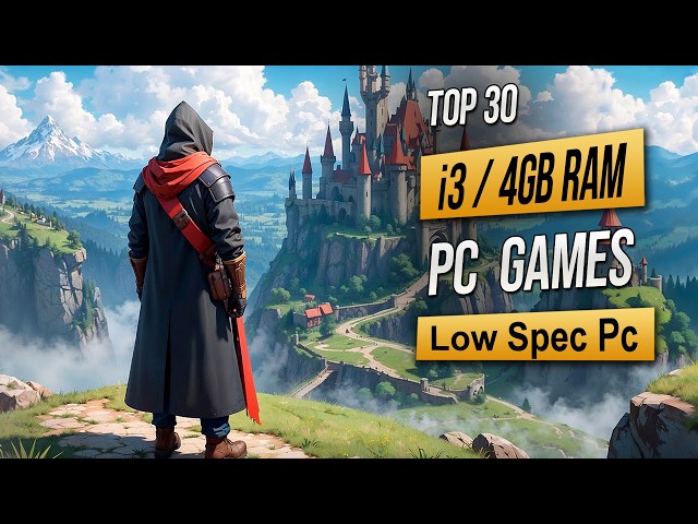 Top 30 Best Low Spec Pc Games For (i3 / 4GB RAM) 2026