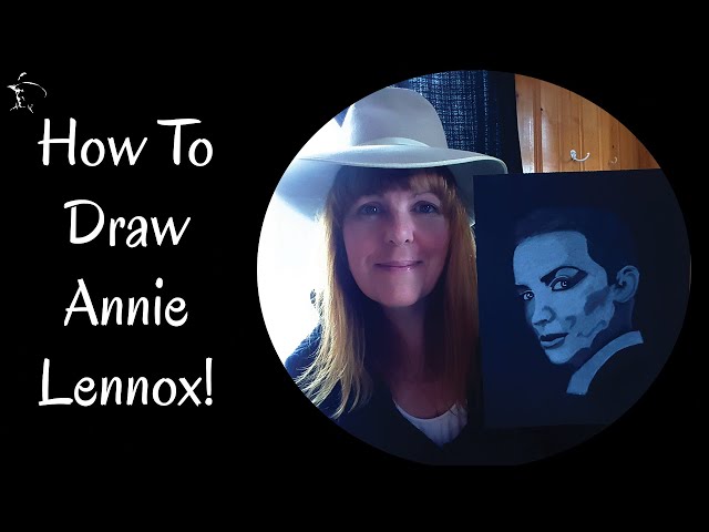 How To Draw Annie Lennox From The Eurythmics - A Time-Lapsed Celebrity Portrait Drawing Tutorial!