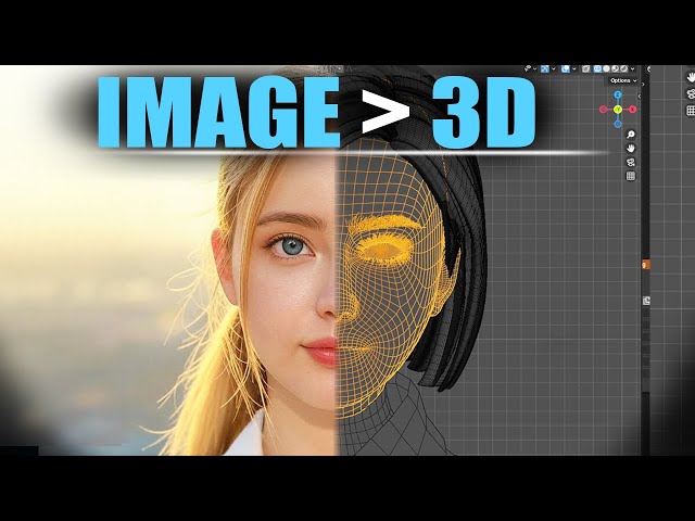 Character Creator: Image to 3D Face (WITH Topology)
