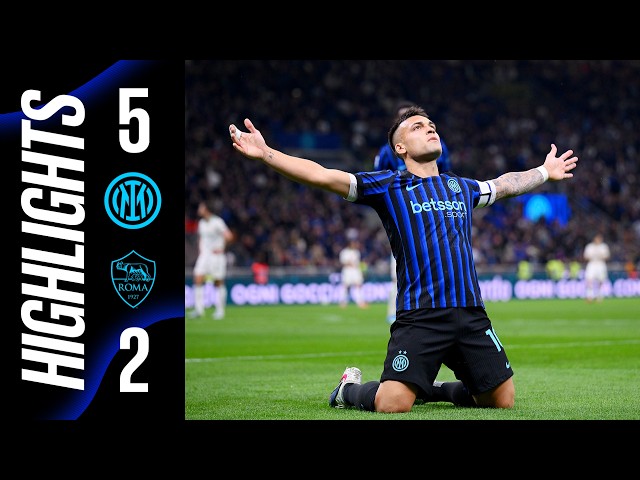 5️⃣ GOALS 3️⃣ POINTS, ABSOLUTE SHOW AT SAN SIRO 🔥 | INTER 5-2 ROMA | SERIE A 25/26 HIGHLIGHTS